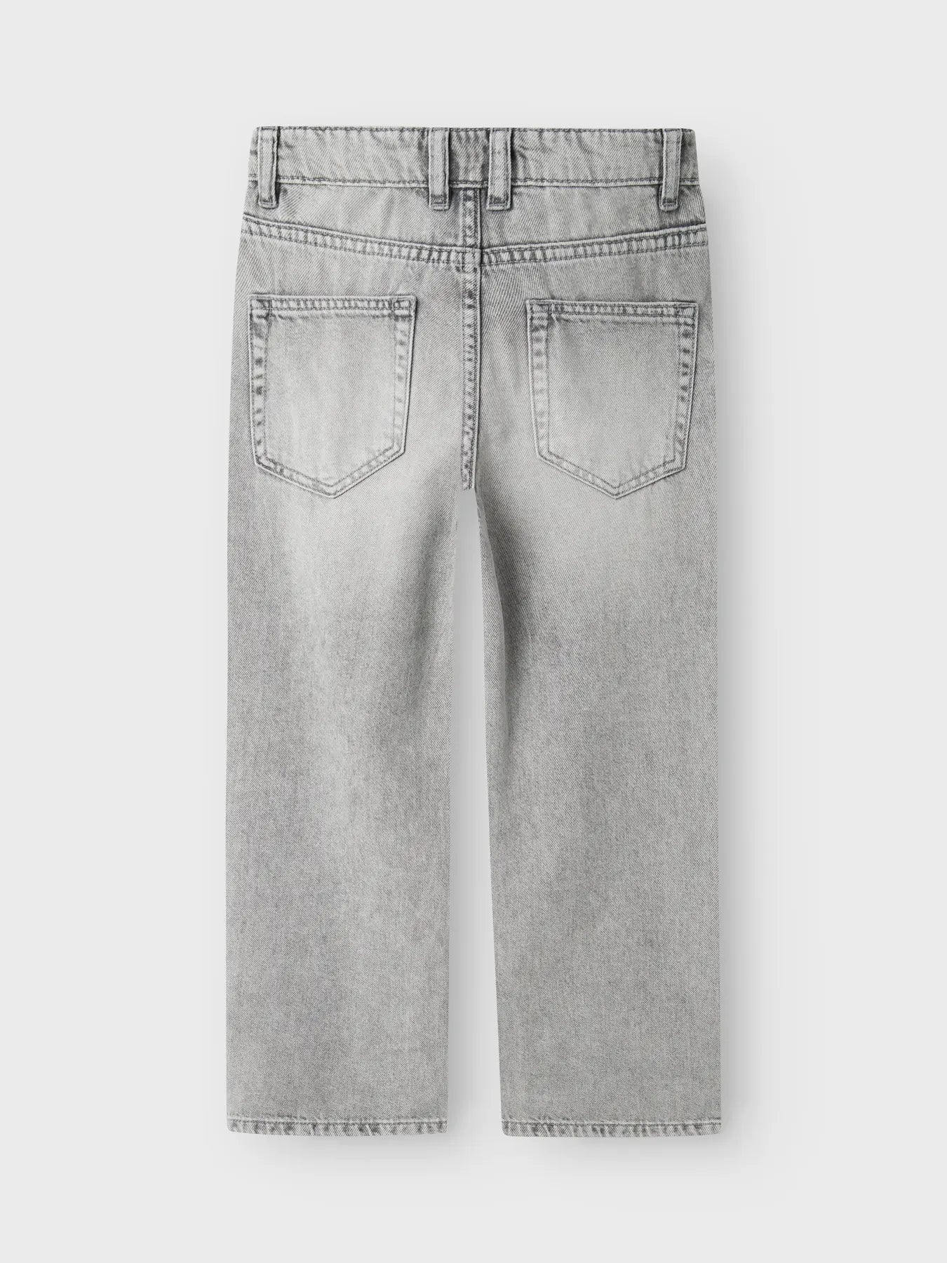 Name it: Vince: straight light grey denim