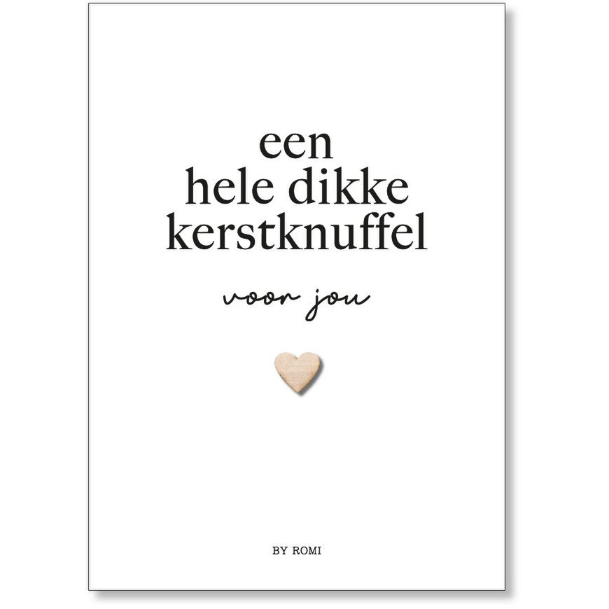 By Romi: Een hele dikke kerstknuffel voor jou