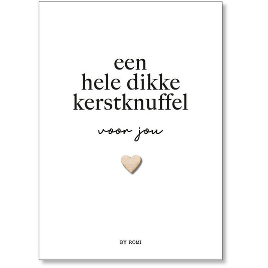 By Romi: Een hele dikke kerstknuffel voor jou