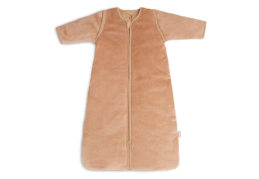 Jollein: Slaapzak met afritsbare mouwen 90cm Velvet - Biscuit