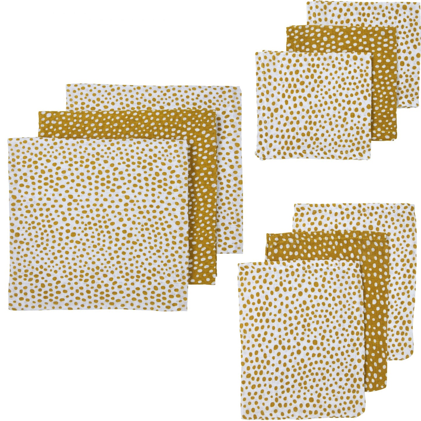 Meyco:Hydrofiel Starterset 9-delig Cheetah - Honey Gold