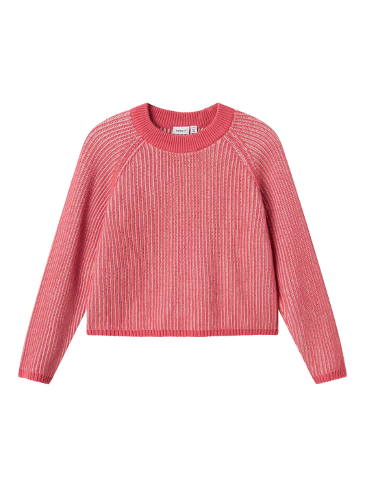 Name it: knit pullover rapture rose