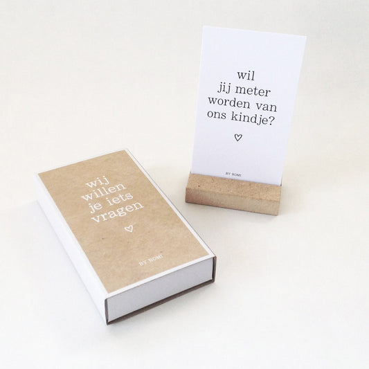 By Romi : wensdoosje: wil jij meter worden?