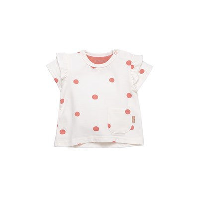 Bess: shirt offwhite dots