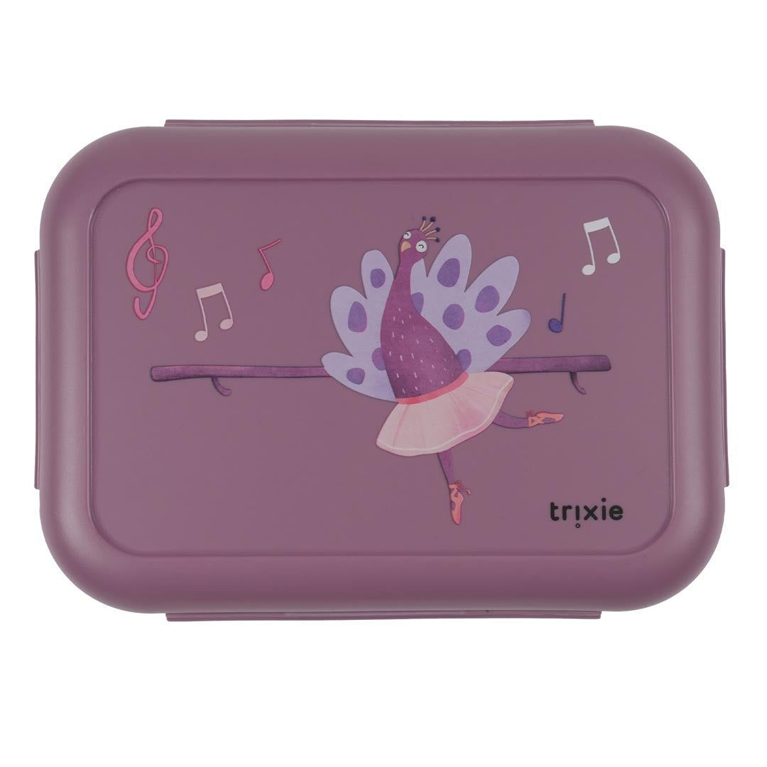Trixie: brooddoos met clips: Ballerina Mrs. Peacock