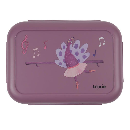 Trixie: brooddoos met clips: Ballerina Mrs. Peacock