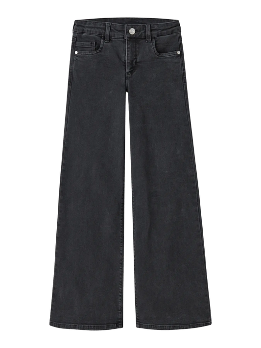 Name it: Jane: X-wide jeans black denim