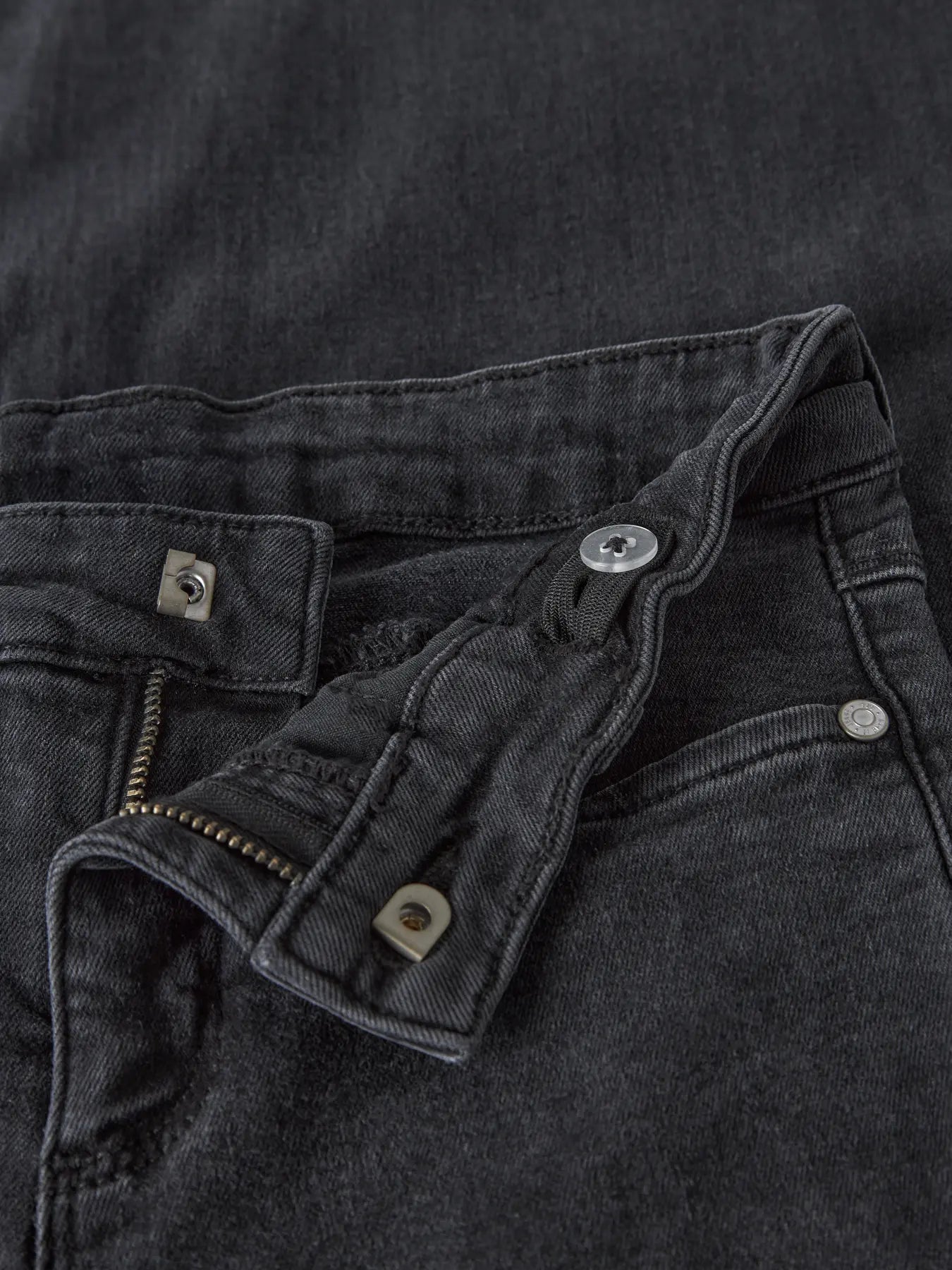 Name it: Jane: X-wide jeans black denim
