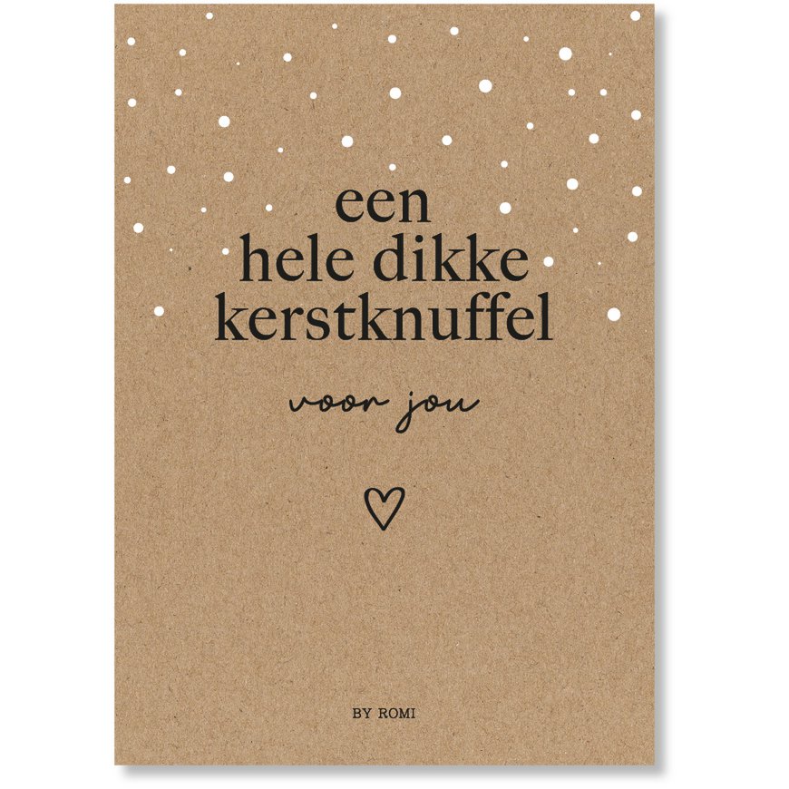 By Romi: Een dikke kerstknuffel voor jou
