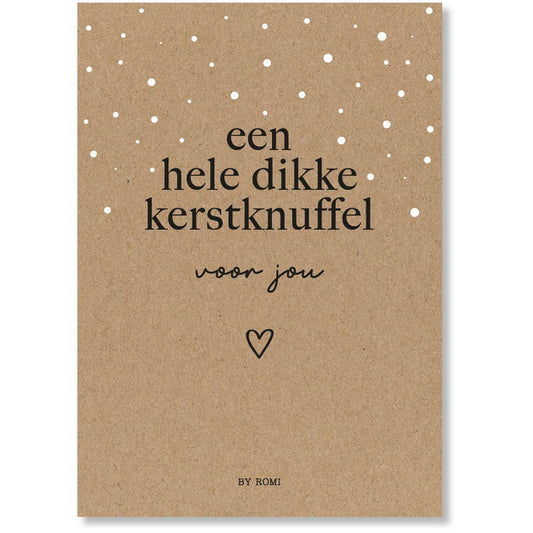 By Romi: Een dikke kerstknuffel voor jou