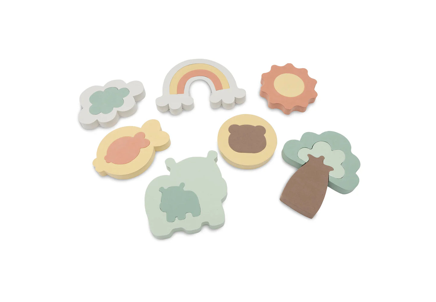 Jollein: bath foam puzzel kangoeroe