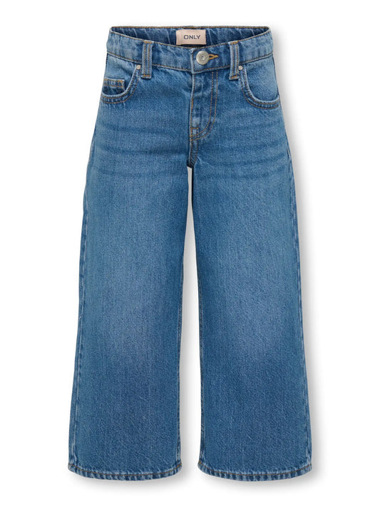 Vero Moda: Siska: wide medium blue denim