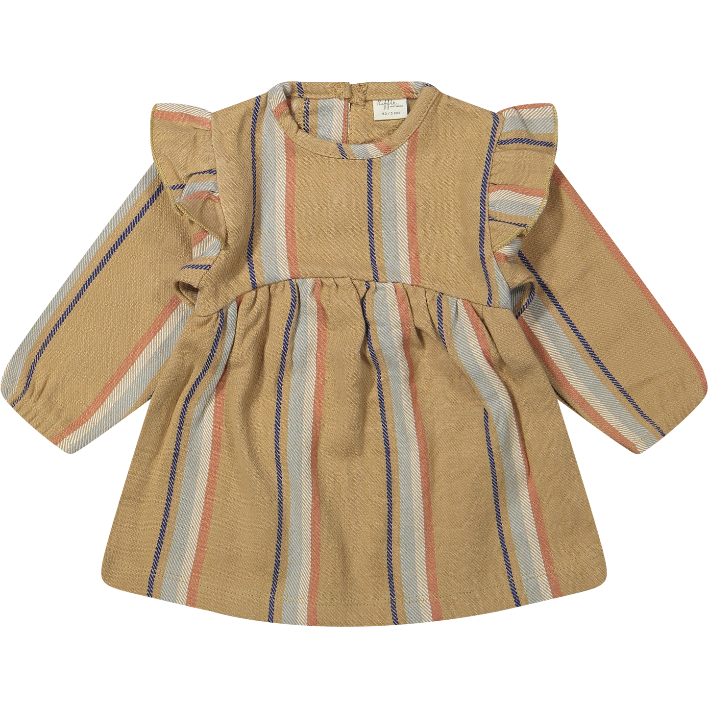 Riffle Amsterdam: Dress Anemone sand stripe