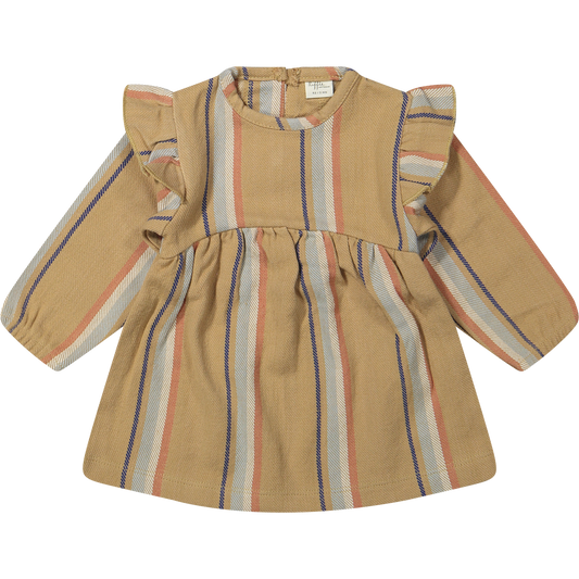 Riffle Amsterdam: Dress Anemone sand stripe