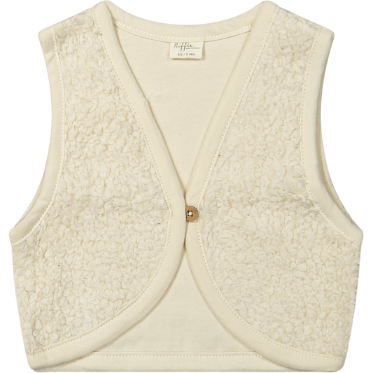 Riffle Amsterdam: Gilet Teddy offwhite Babou