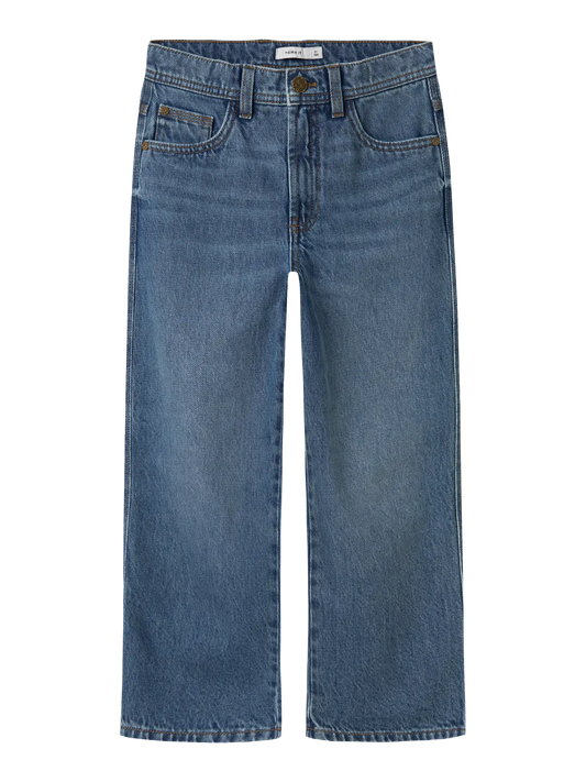 Name it: BEN: Noos jeans skater medium blue denim