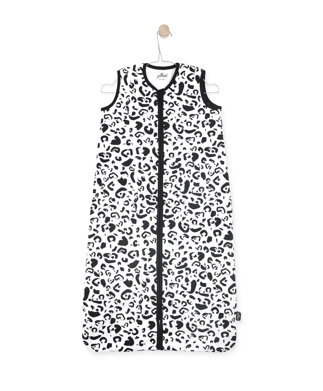 Jollein: slaapzak zomer 90cm jersey leopard