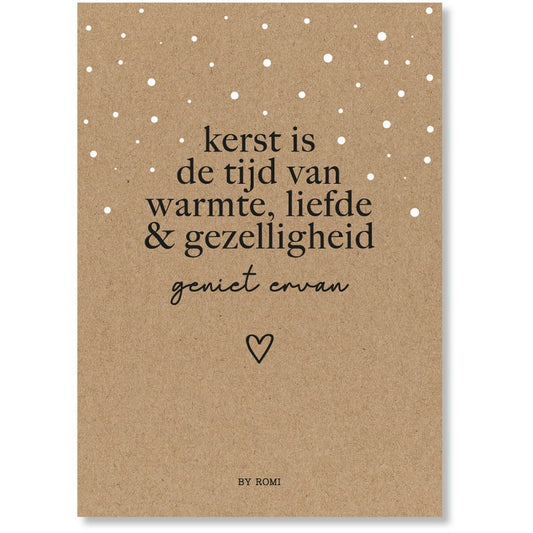 By Romi: Kerst is de tijd van warmte, liefde en gezelligheid