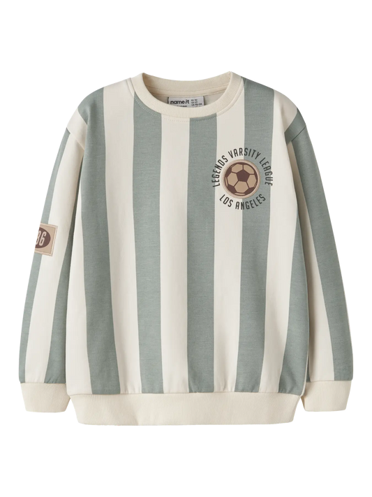 Name it: sweater Football green