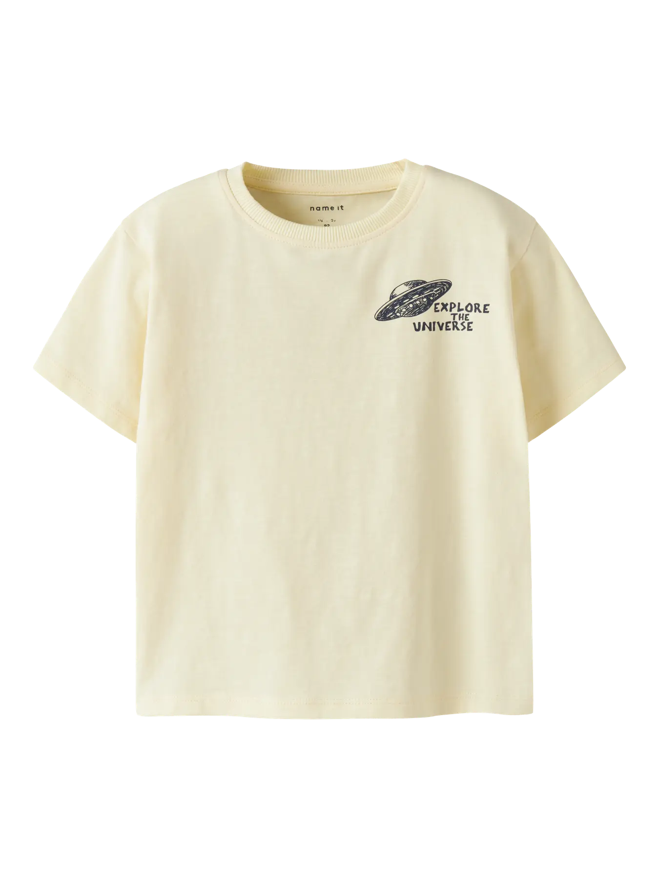Name it: shirt "Universe" geel