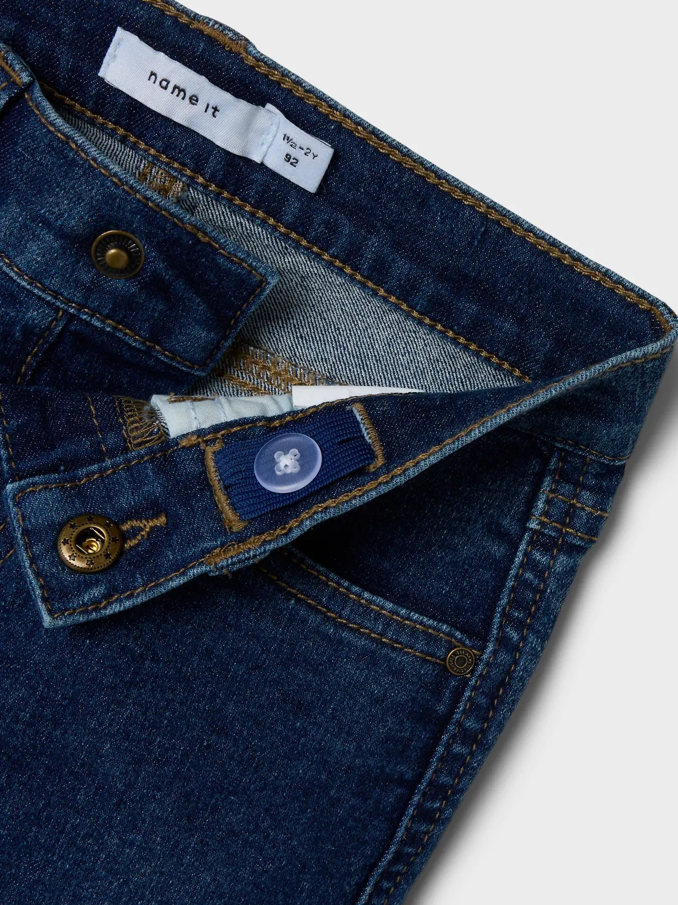 Name it: Rose wide jeans dark jeans denim