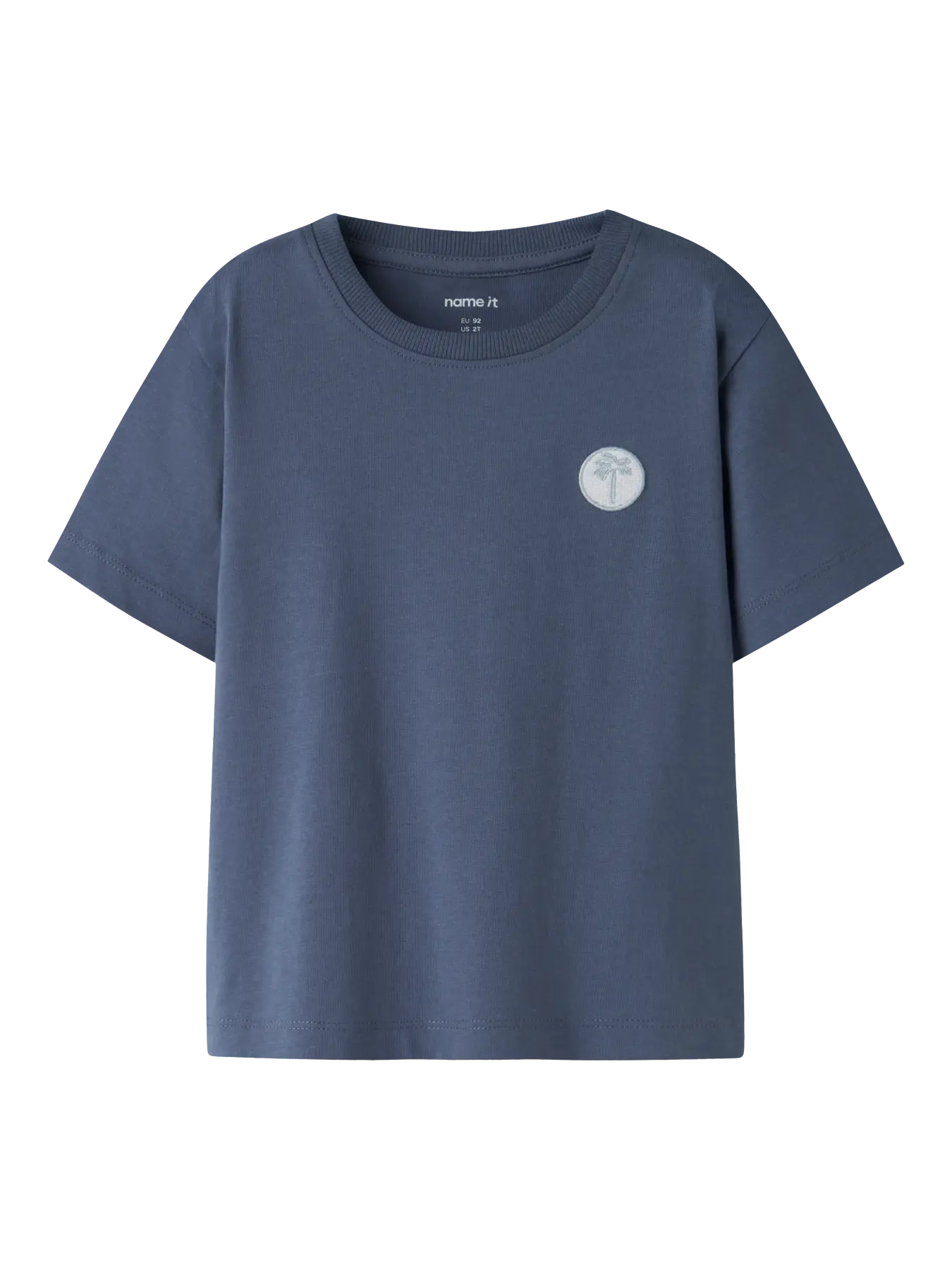 Name it: shirt indigo palm