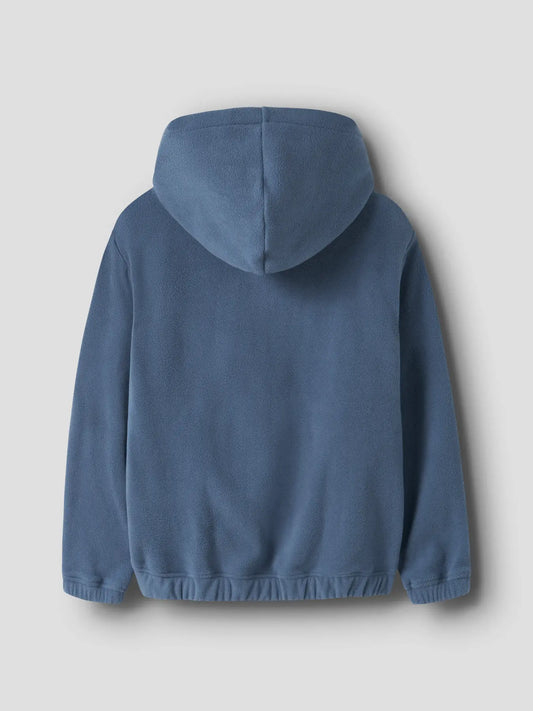 Name it: Hoodie fleece "Future" blue