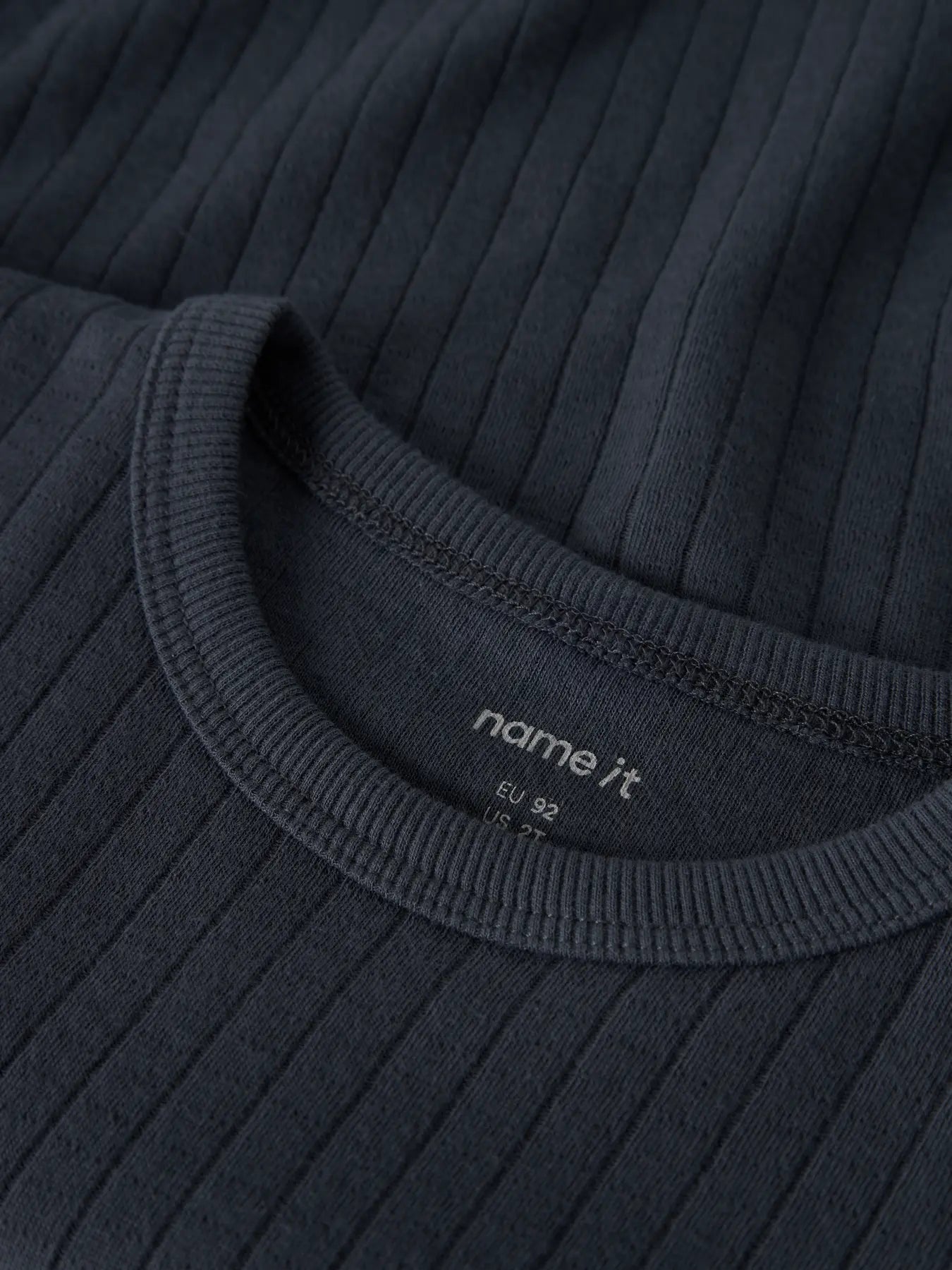 Name it: Longsleeve blue rib