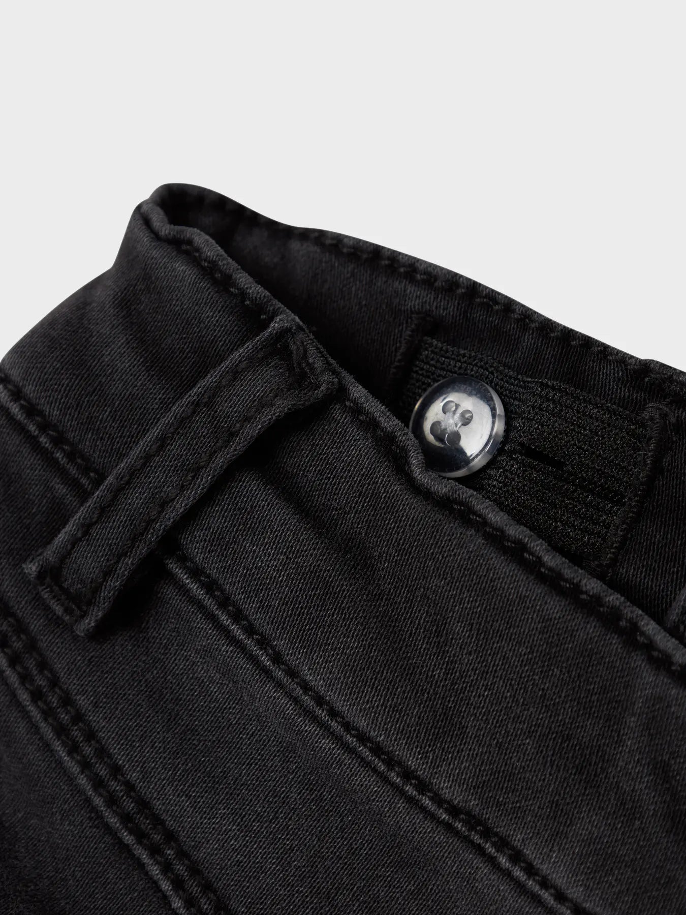 Name it: FIEBIE: boot jeans fleece black