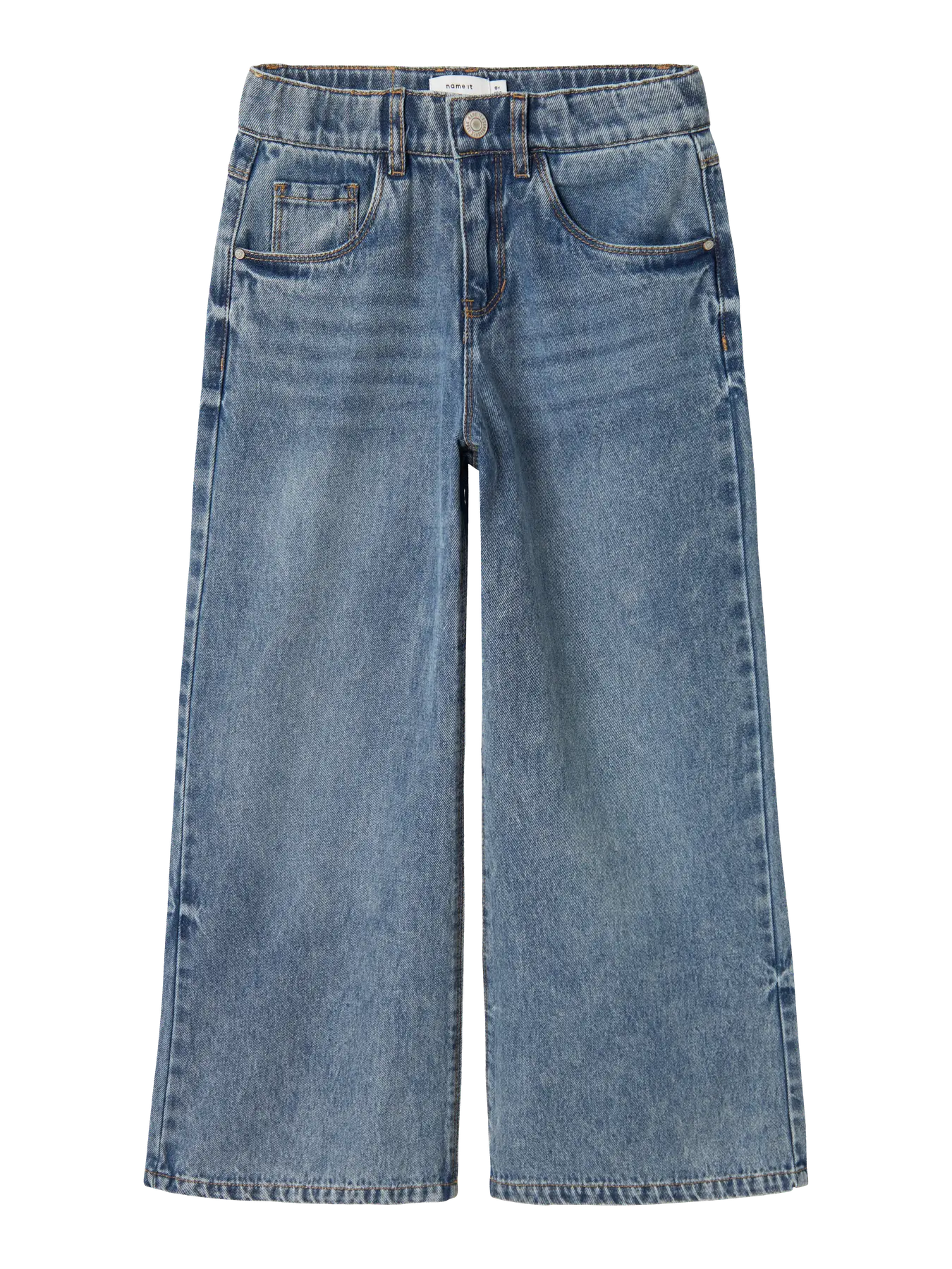 Name it: BELLA:  Wide jeans medium blue medium