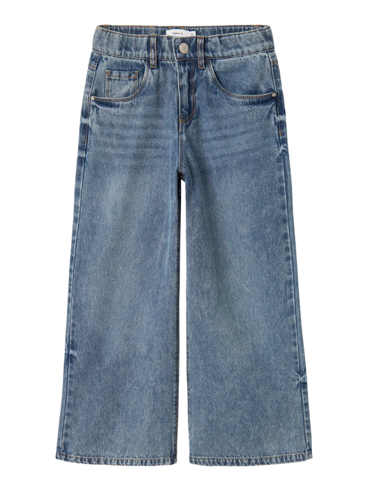 Name it: BELLA:  Wide jeans medium blue medium
