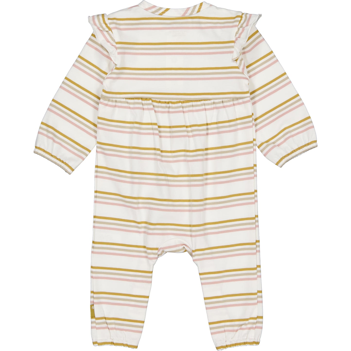 Bess: playsuit AOP pink stripe