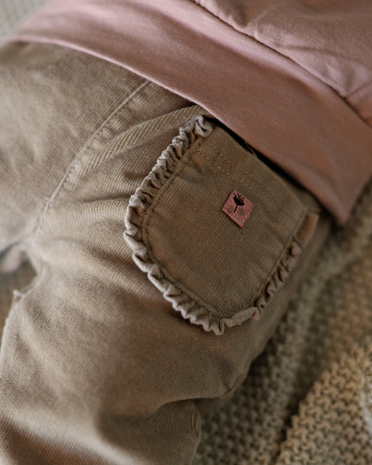 Bess: pants rib  dessert sand