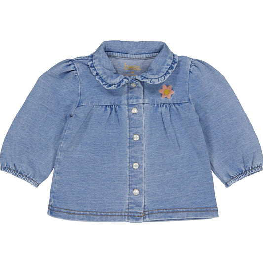 Bess: Blouse soft denim