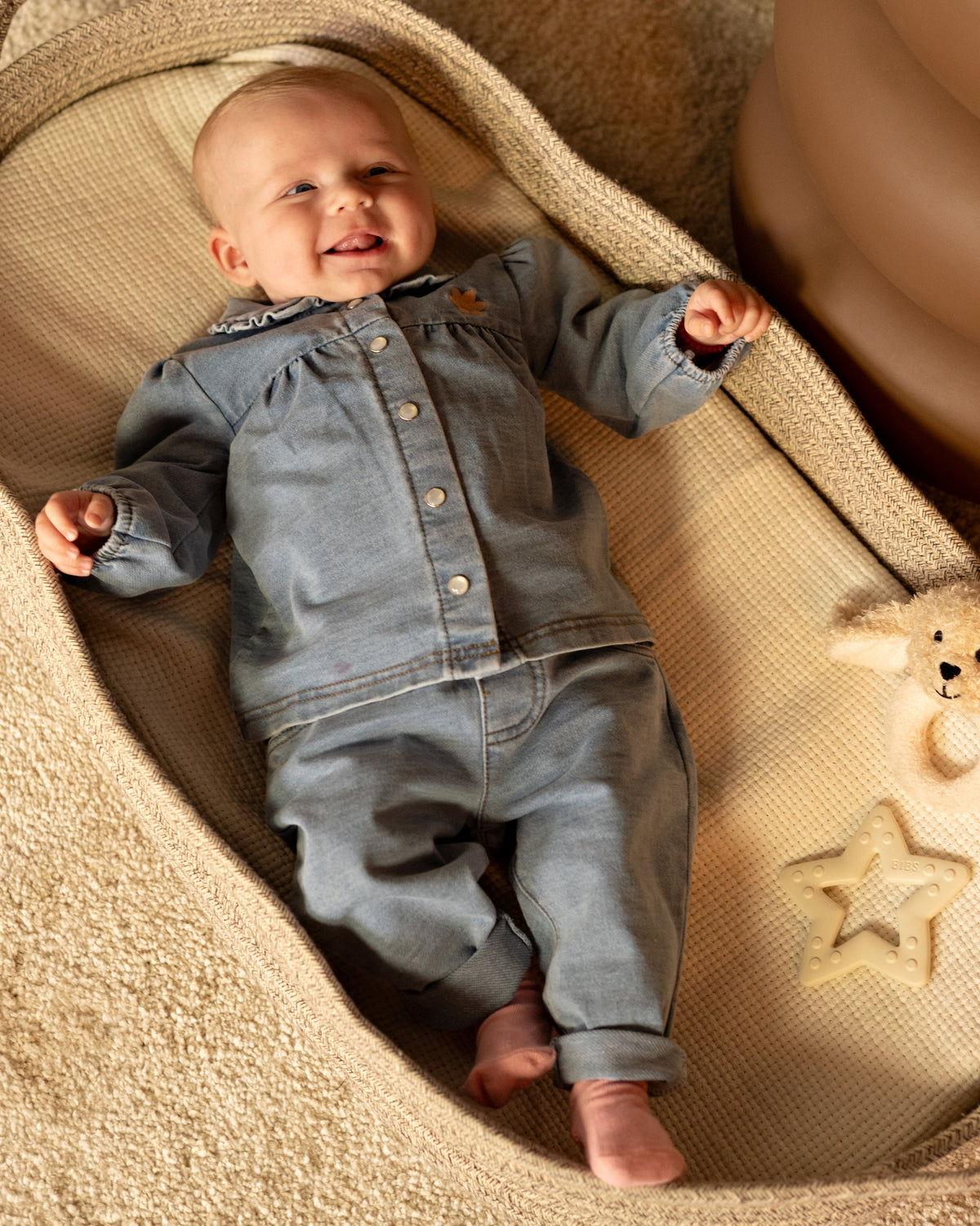 Bess: pants soft jeans blue denim