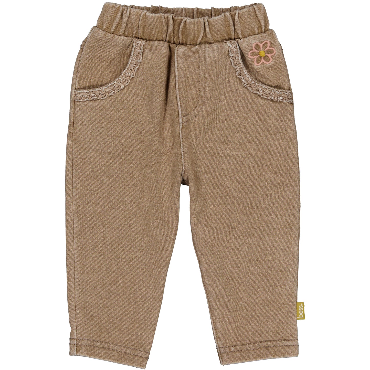 Bess: soft pants coffee brown