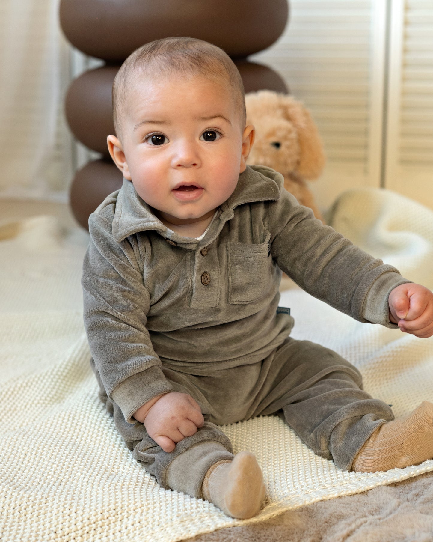 Bess: Shirt taupe