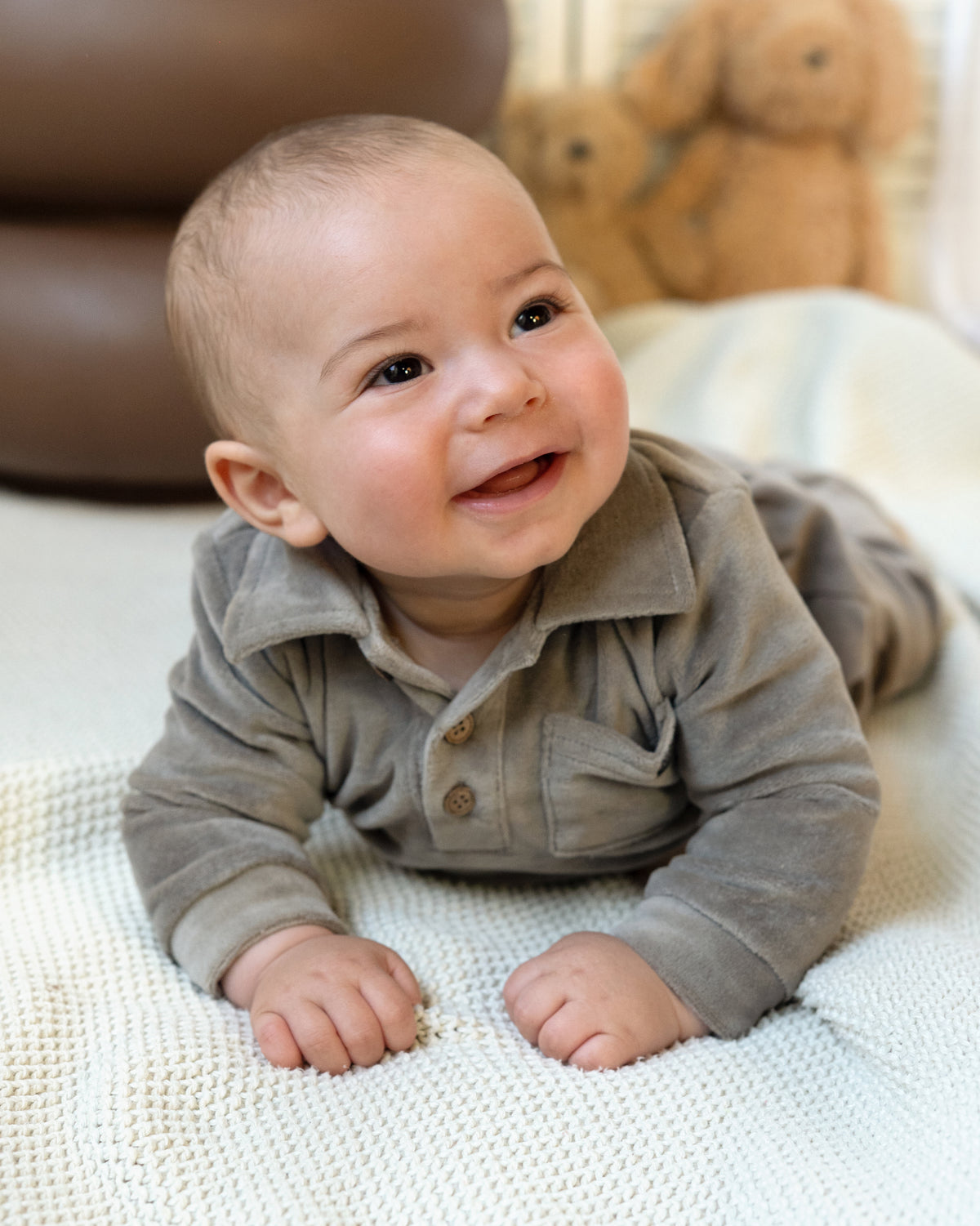Bess: Shirt taupe