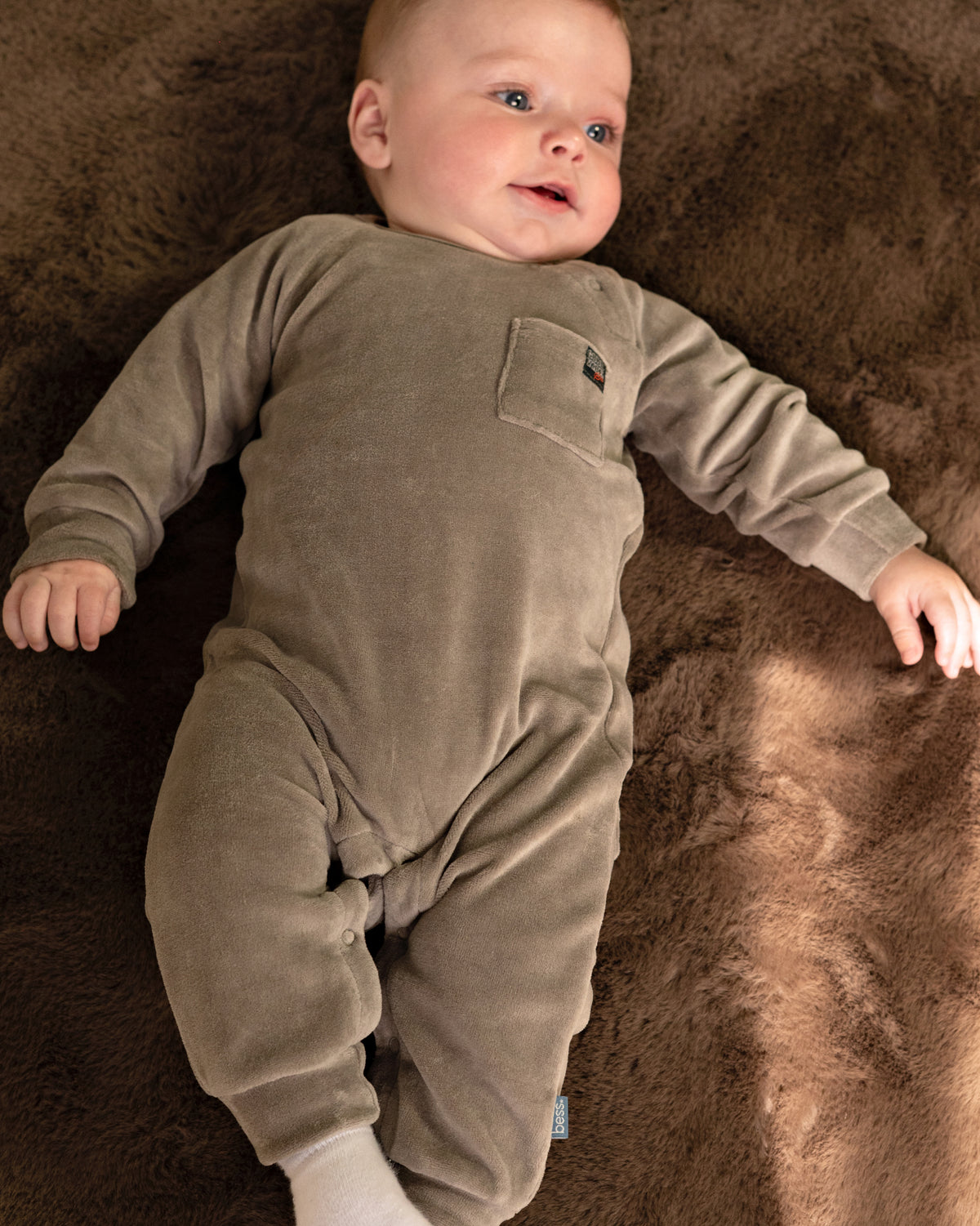 Bess: Playsuit taupe
