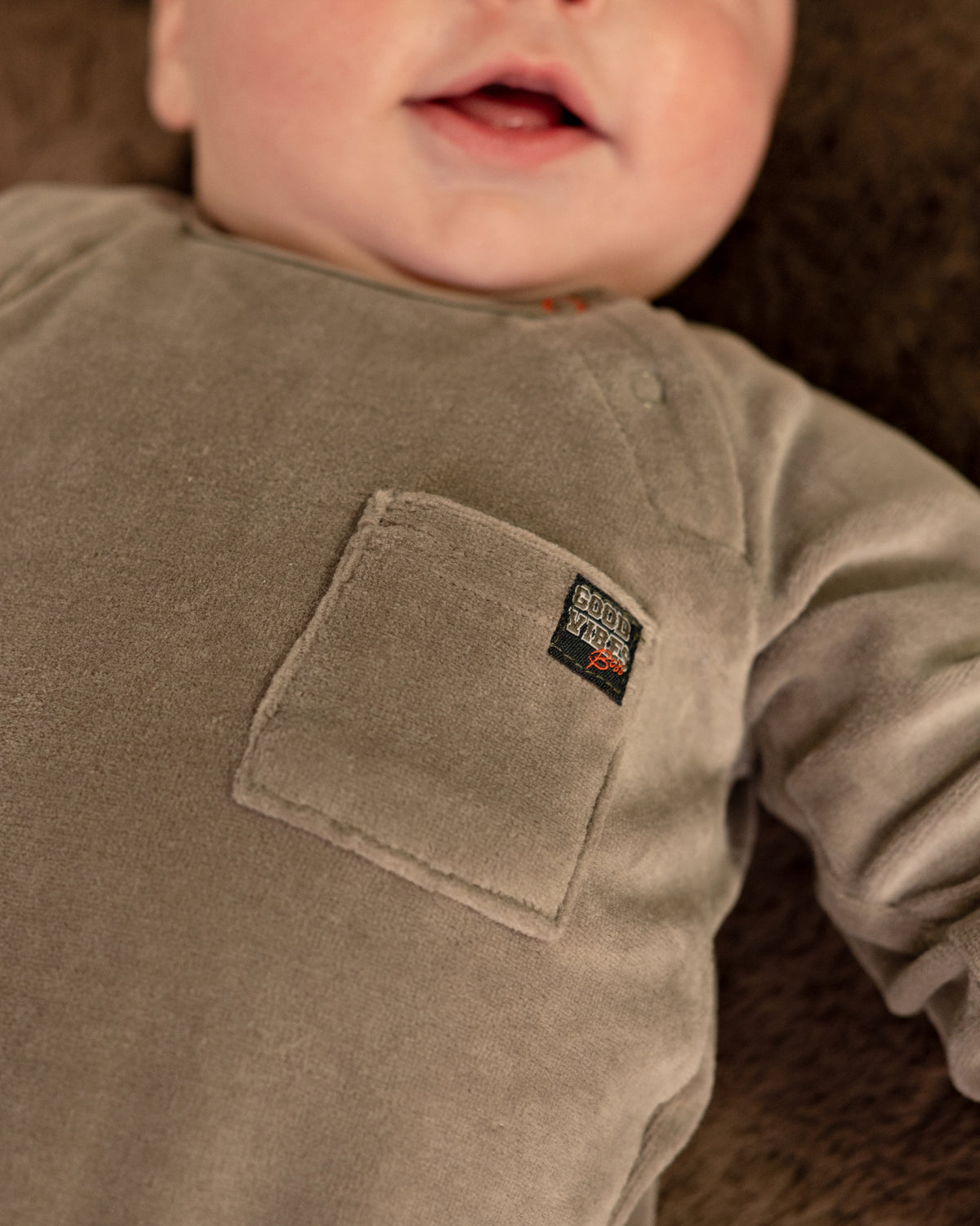 Bess: Playsuit taupe