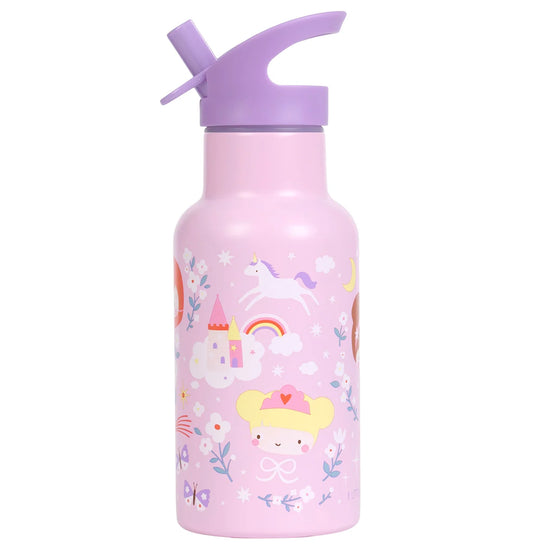 A Little Lovely Company:RVS Drinkfles:Princesses: 350 ml