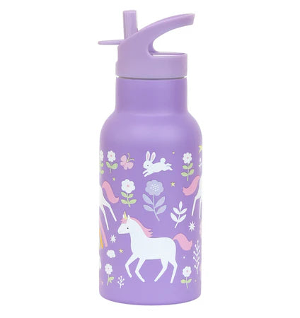 A Little Lovely Company:RVS Drinkfles:unicorn