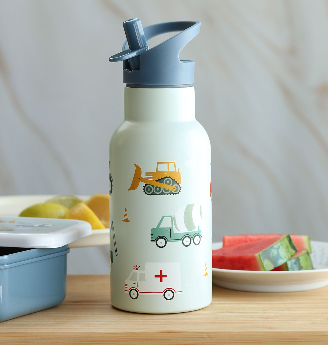 A Little Lovely Company:RVS Drinkfles:voertuigen