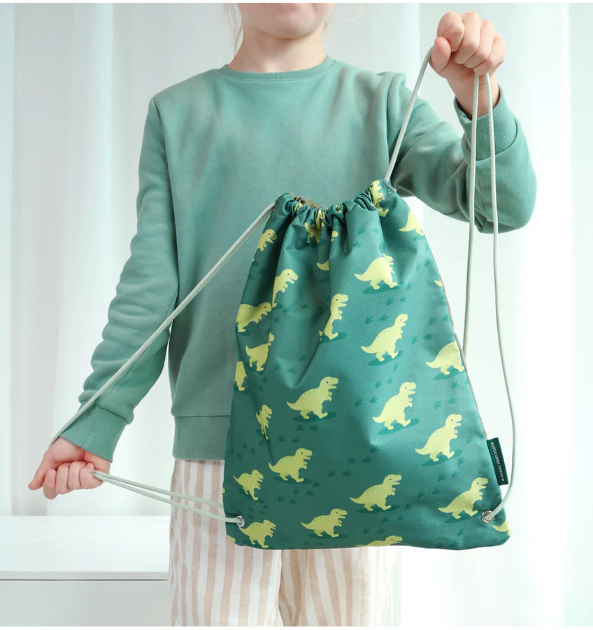 A little lovely company: zwemzak dinosaurus