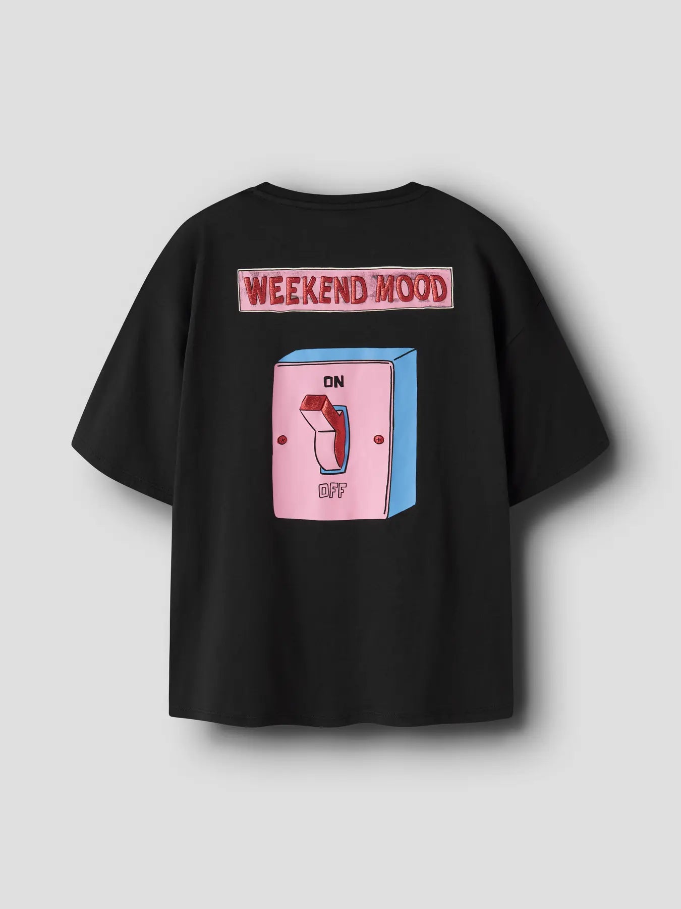Name it: shirt black "Weekend Mood"