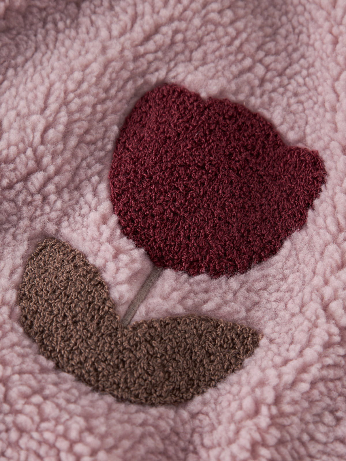 Name it: Teddy jacket violet flower