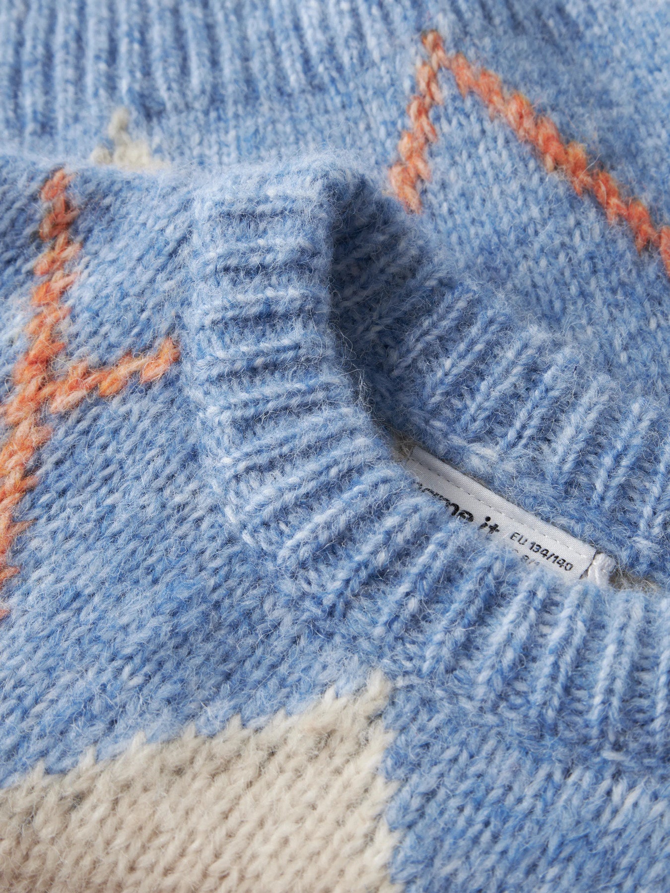 Name it: Knitted pullover grey