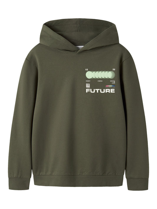 Name it: Hoodie "Future"olive