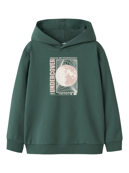 Name it: Dunne hoodie gewatteerd "Undercover"