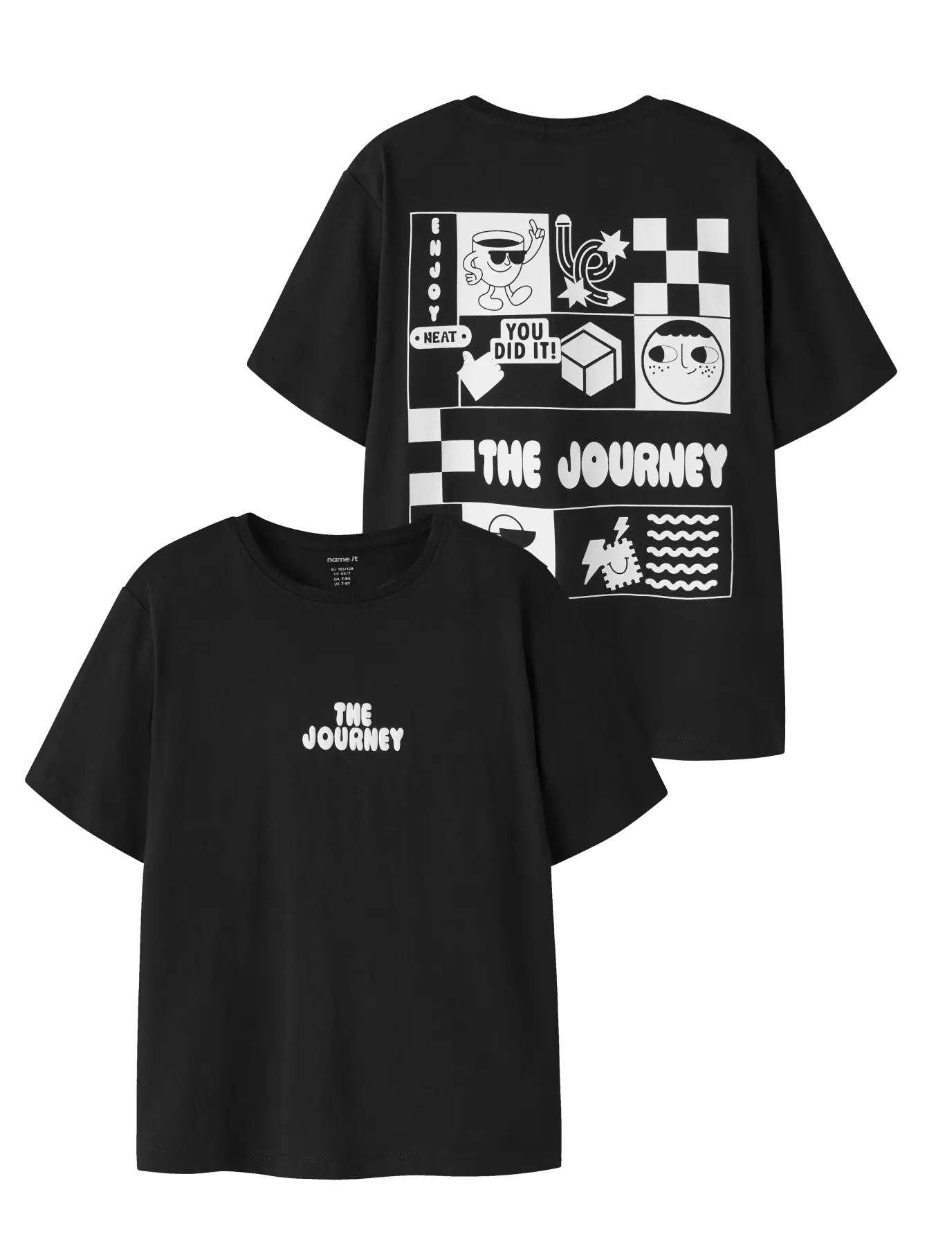 Name it: t-shirt " The journey" black